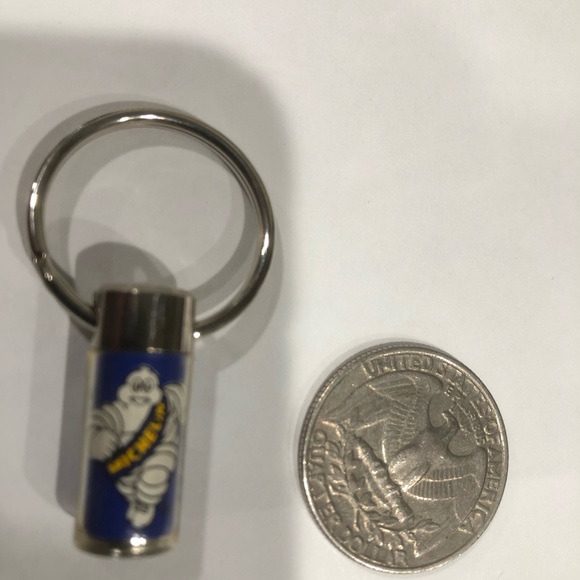 Vintage Michelin Man Bibendum Keychain Quick Release Detachable 1950’s Advertise - Picture 2 of 4